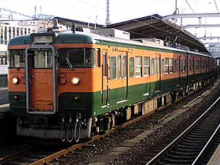 115系1500番台 湘南色 (クモハ115-1523) JR東海道本線 浜松