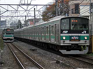 205系 KATO TRAIN (クハ204-96) JR埼京線 十条