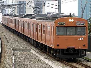 103系 オレンジ (クハ103-1) JR桜島線 安治川口