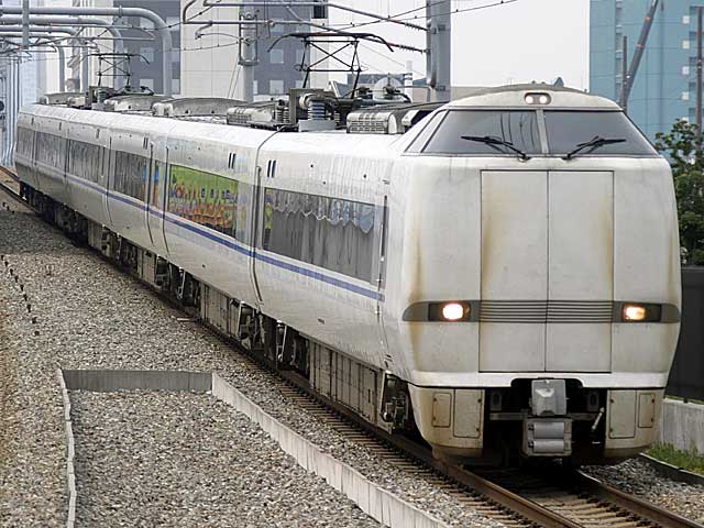 特急「ユニバーサルエクスプレス」 681系 サンダーバード車 (クモハ681-504) JR桜島線 安治川口