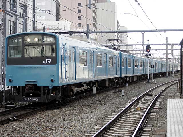 201系 スカイブルー (クハ201-62) JR大阪環状線 大阪