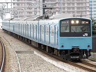 201系0番台 スカイブルー (クハ201-67) JR桜島線 安治川口