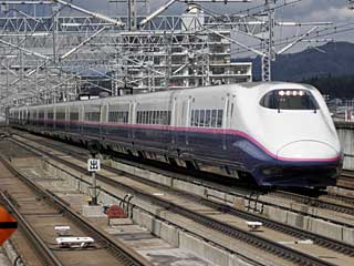 E2系1000番台 はやて色 (E223-1014) JR東北新幹線 北上