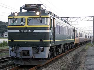 EF81型0番台 トワイライト色 (EF81-103) 津幡
