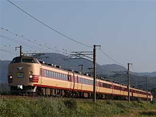 485系 国鉄色 (クロ480-2301) JR北陸本線 坂田〜田村