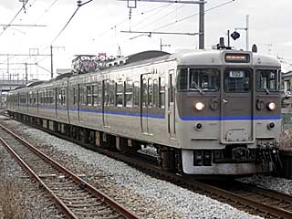 115系300番台 西日本色 (クハ115-331) JR山陽本線 中庄