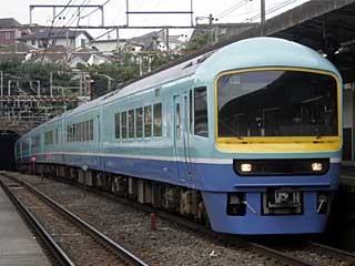 快速「ポートトレイン横濱」 485系 彩 (クロ485-3) JR根岸線 山手