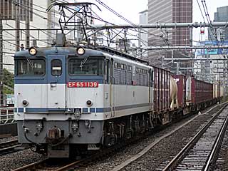 EF65型1000番台 貨物色赤プレ (EF65-1139) JR山手貨物線 新宿〜池袋