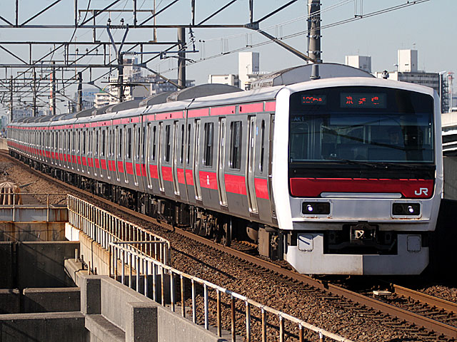 E331系0番台 京葉色 (クハE331-1) JR京葉線 舞浜