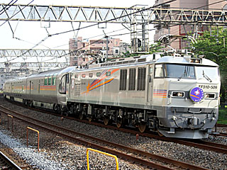 寝台特急「カシオペア」 EF510型500番台 カシオペア色 (EF510-509) JR東北本線 赤羽〜浦和