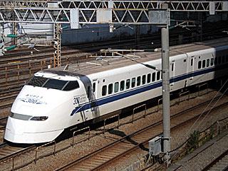 特急「のぞみ343号」 300系 J56編成 (323-56) JR東海道新幹線 東京〜品川