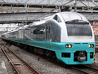 E653系0番台 フレッシュひたち車グリーンレイク (クハE653-4) JR常磐線 松戸
