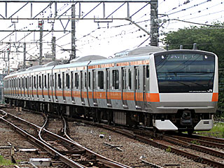 快速「山梨富士号」 E233系0番台 オレンジ (クハE232-520) JR中央本線 高尾 八トタ青662編成