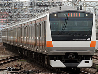 E233系0番台 オレンジ (クハE232-48) JR中央本線 中野 八トタH48編成