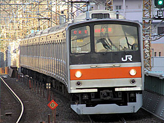 205系0番台 武蔵野色 (クハ204-52) JR武蔵野線 武蔵浦和 千ケヨM28編成