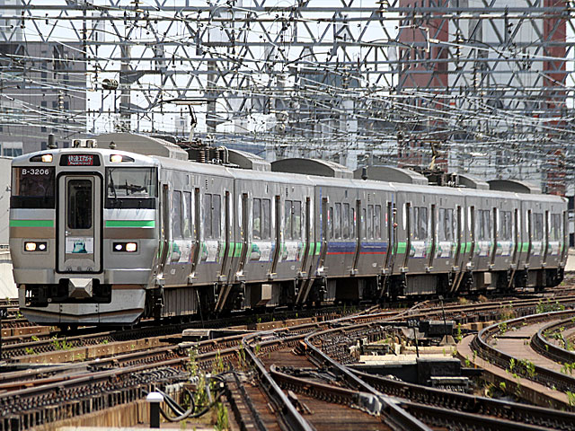 快速エアポート 733系3000番台 733系札幌車b 3206編成 Jr函館本線 札幌 とれぱ21 鉄道総合情報サイト