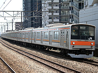 205系0番台 武蔵野色 (クハ204-6) JR武蔵野線 新座 千ケヨM8編成