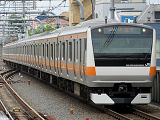 E233系0番台 オレンジ (クハE232-15) JR中央本線 国立 八トタT15編成