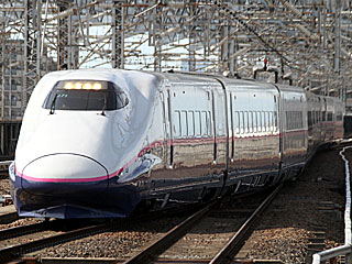 E2系1000番台 はやて色 (E223-1021) JR上越新幹線 大宮 J71編成