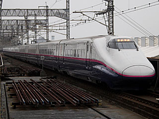 E2系1000番台 はやて色 (E223-1006) JR上越新幹線 大宮 J56編成